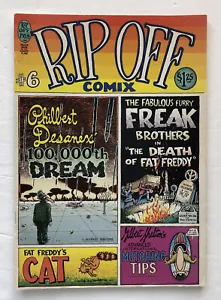 1980 RIP OFF COMIX #6 Underground Comix Freak Brothers Gilbert Shelton - Bild 1 von 6