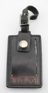 Etiqueta de equipaje de cuero negro/rojo TUMI 'Alpha' - grande - Imagen 1 de 2