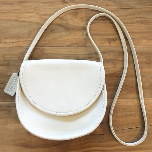 Coach Vintage Casey Bag Borsa a tracolla in pelle 9923 crema osso RARA