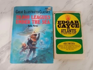2 Book Lot: 20,000 Leagues Under The Sea - Atlantis - Bild 1 von 2