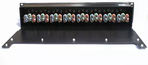RGB Video Patchbay ADC CV-8-N w/ 75 Ohm BNC / COAX on Rear, video networking - Picture 1 of 11