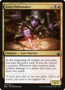 Azra Oddsmaker x4 4x Battlebond casi nuevo como nuevo Magic The Gathering - Imagen 1 de 1