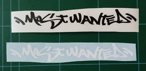 AUTOAUFKLEBER MOST WANTED jdm japan tuning - Bild 1 von 1