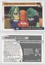 2004 Grandstand South Bend Silver Hawks The Carrot Broccoli Corn Produce Racers