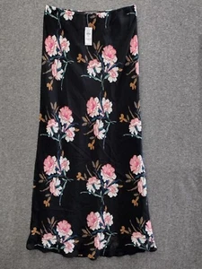 Banana Republic Skirt Women's Long Black Floral Maxi Everyday Casual Size XS - Picture 1 of 7