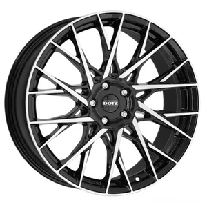 LLANTAS DOTZ FUJI DARK PARA TOYOTA VERSO 8X18 5X114.3 BLACK/POLISHED KIT - Imagen 1 de 4