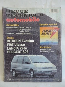 CITROËN Evasion FIAT Ulysse PEUGEOT 806 LANCIA Zeta - Revue Technique Automobile - Picture 1 of 2