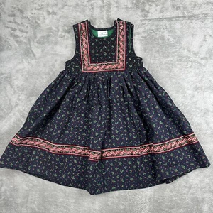 Vera Bradley Designs Girls Dress Small Christmas Holiday Holly MADE IN USA - Picture 1 of 11
