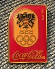 1988 Seoul Olympic Pin Badge ~ Sponsor ~ Coca Cola ~ Country ~ Austria