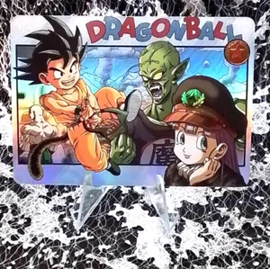 ❤️Goku & Bulma & Piccolo DRAGON BALL Silver Anime ACG Waifu Girl Holo Card - Picture 1 of 1