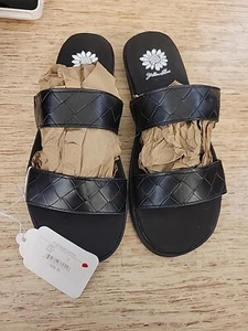 YELLOWBOX FEYLIE BLACK SANDALS WOMENS SIZE 8- NEW SHIPS FAST!!! - Picture 1 of 8