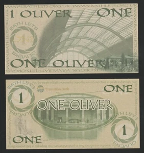 Reino Unido - Bath - Un billete Oliver UNC moneda local transición ciudad - Imagen 1 de 1