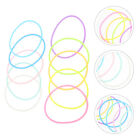 30 Pcs Silicone Wrist Bands Chef Ring Hair Rubber Ties Women&#39;s Bracelet Fine
