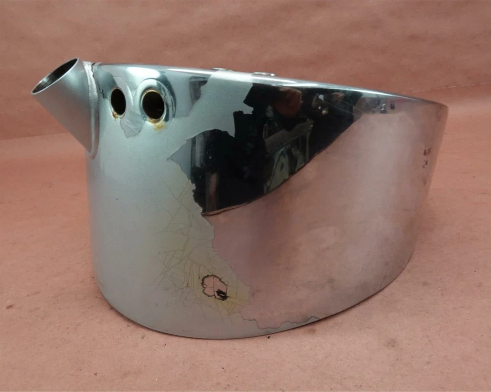 Harley-Davidson Softail Fat Boy 2000-2005 tanque de aceite bolsa de aceite cromada Foto 1 de 4