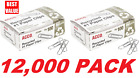 Acco Office Paper Clip #1 Paper Clips, Recycled, Made In Usa, (Case Of 12,000)