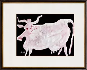 @@@ Jean Dubuffet - acuarela antigua hecha a mano @@@@ - Imagen 1 de 2