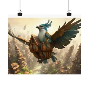 Poster: Bird Nature Birthday Gift Home Office Wall Decor - Picture 1 of 69