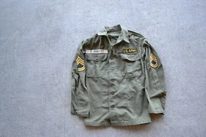 vietnam fatigue shirt sergeant - Picture 1 of 5