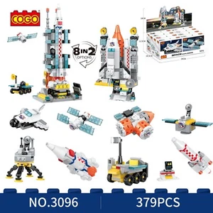 Cogo Zum Selbermachen Raumfahrzeug Rakete Bausteine - Luft- und Raumfahrt Startcenter Kits - 379 Stck. - Bild 1 von 12