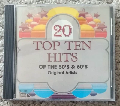 Various Artists - 20 Top Ten Hits of the 50's & 60's  [CD  1989  Laurie] — 第 1/2 张图片