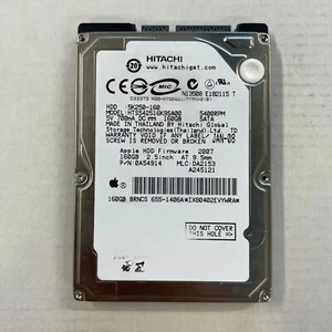 Hitachi 5K250 160GB 2.5" SATA HDD 5400RPM 1.5GBs HTS542516K9SA00 Apple 655-1406A - Picture 1 of 4