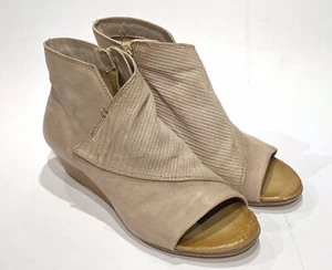 Miz Mooz Camp Peep-Toe Booties Pearl EU Size 40 / US 9-9.5 - Picture 1 of 11