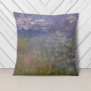 Cuscino paffuto Claude Monet Ninfee n.4 copricuscino imbottito - Foto 1 di 13