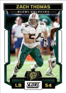 2023 Score #279 Zach Thomas Miami Dolphins Football - Picture 1 of 2