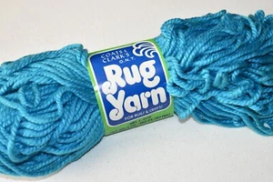 NUEVO Abrigo Antiguo Stock e Hilo de Alfombra Clark's - Rayón/Algodón - 1 Madeja Periquito 132A - Imagen 1 de 7