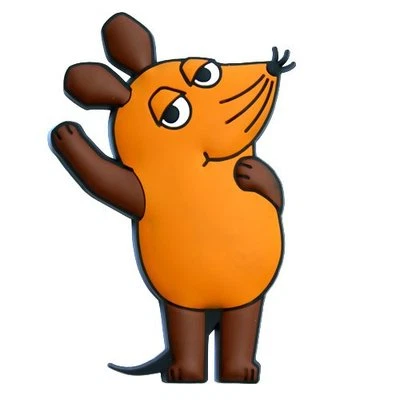 TRÖTSCH-VERLAG Die Maus winkt Magnet 3D Pinwandmagnet aus der Sendung mit der Maus