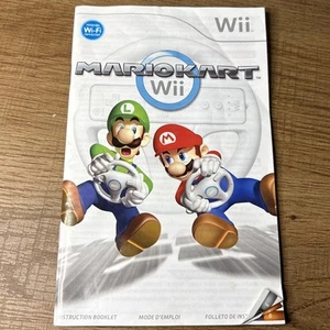Mario Kart para Wii Manual de instrucciones Folleto SIN disco ni estuche - Imagen 1 de 2