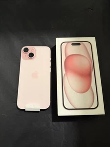 Apple iPhone 15 128GB, Pink, Unlocked Smartphone Excellent Condition With Box - Zdjęcie 1 z 7