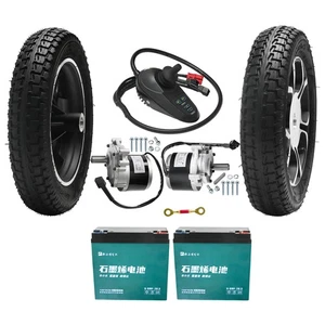 Rollstuhl 24V 250W Elektro Bürstenmotoren Getriebe Untersetzung 20AH Akku Fernbedienung - Bild 1 von 17