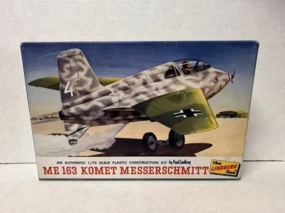 Lindberg Messerschmitt ME 163 Komet WWII Plane 1:72 Model Kit #583:50 1965 NEW - Image 1 of 4
