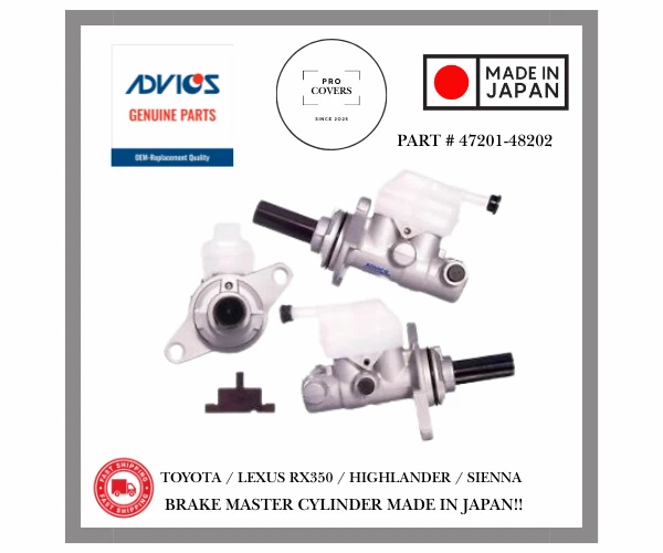 Bomba de Freno ADVICS 47201-48202 丰田 Highlander Sienna 雷克萨斯 RX350 原始设备制造商 — 第 1/4 张图片
