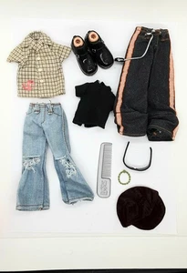 Bratz Cameron Shoes Pants Hat Shirt Glasses Outfit Clothes For Doll 2002 2003 - Picture 1 of 6