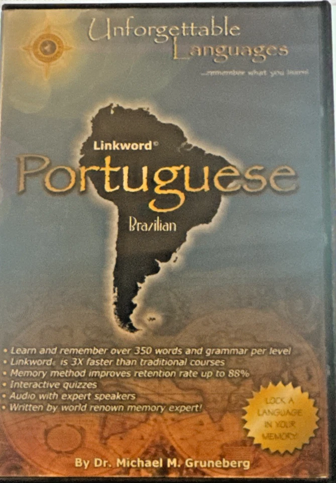 Linkword Unforgettable Languages Portuguese Dr. Michael M. Gruneberg  - Image 1 of 4