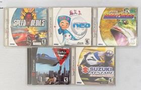 5 Dreamcast Games Lot - CIB, Complete - Super Magnetic Neo, Super Runabout