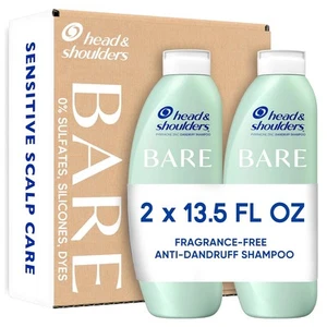 Head & Shoulders BARE Dandruff Shampoo Twin Pack, 13.5 Fl Oz (Pack of 2) - Picture 1 of 11
