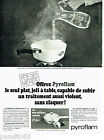 PUBLICITE ADVERTISING 1016  1967  plats pyrocram Pyroflam
