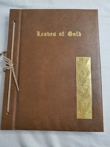 Vintage 1948 Ausgabe ""Goldblätter"" ledergebundenes Buch Gebete christlich - Bild 1 von 7