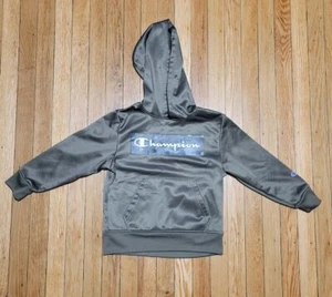 CHAMPION Youth 5/6 Boys Girls Green Pullover Long Sleeve Hooded Hoodie Jacket - Picture 1 of 12