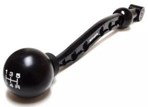 BLACK SHORT SHIFTER + SHIFT KNOB 90-01 ACURA INTEGRA 88-00 HONDA CIVIC & DEL SOL - Bild 1 von 5