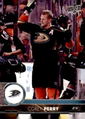 2017-2018 Upper Deck Hockey #2 Corey Perry Anaheim Ducks Series 1 - Image 1 of 2