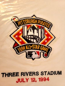 Official 1994 All Star Game Logo Sleeve Patch MLB Baseball Pittsburgh Pirates - Picture 1 of 2