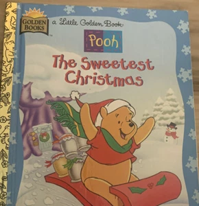 Little Golden Book - Pooh The Sweetest Christmas 1997 - Foto 1 di 1