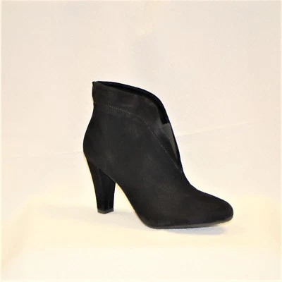 Botín sin cordones de gamuza negro elegante para mujer Eric Michael Carla Foto 1 de 4