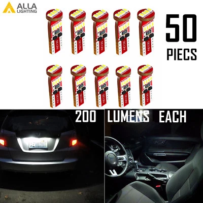 Alla Lighting LED 168 194 Interior Light Tag Marker White LED Bulb Wholesale 50x - Image 1 of 4