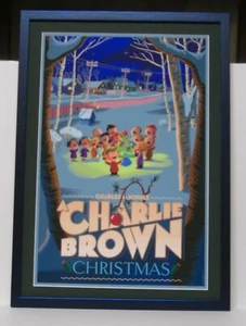 Laurent Durieux Art Print Limited to 300 - A Charlie Brown Christmas - Framed - Picture 1 of 5