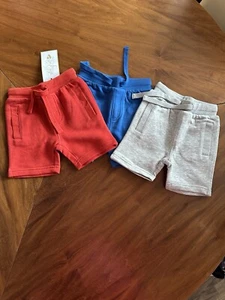 New Very Boys Pack 3 Shorts Age 12-18 Months - Picture 1 of 2